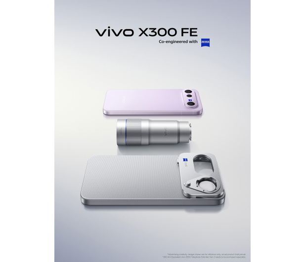 vivo X300 FE 5G 12/512GB 120Hz Fiolet BOX Zestaw fotograficzny - 1523364 - zdjęcie 15